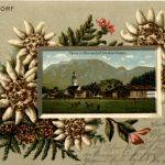 Oberaudorf - Litho - Prägekarte