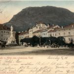 Bozen - Walterplatz und Hotel zum schwarzen Greif