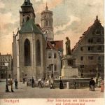Stuttgart - Alter Schlossplatz - Reliefkarte