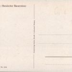 Hessische Trachten - Künstlerkarte C. Bantzer