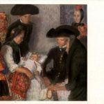 Hessische Trachten - Künstlerkarte W. Thielmann