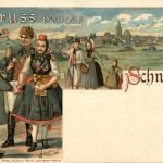 Gruss von der Schwalm - Litho