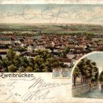 Gruss aus Zweibrücken - Litho