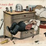 Humor - Sakra ist mein Bett heut aber hart