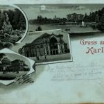 Gruss aus Karlsruhe - Litho
