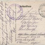 Schützengraben bei Sovecourt - Feldpost