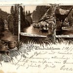Edmundsklamm - Litho 1894 !!!