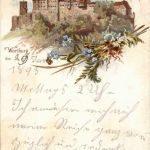 Wartburg - Litho 1893 !!!