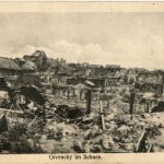 Givenchy im Schnee - Feldpost Scheinwerfer Zug