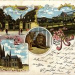 Gruss aus Köln - Litho - Löwe