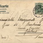 Aachen - Postwagen am Rathaus