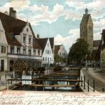 Gruss aus Memmingen - Frauenkirche und Hirschgasse