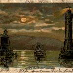 Lindau - Hafeneinfahrt - Litho