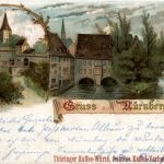 Gruss aus Nürnberg - Litho