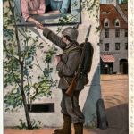 Auf Glückliches Wiedersehn - Künstlerkarte Mailick