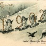 Neujahr - Jahreszahl - Engel 1902