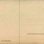 Burg Rheinstein - Künstlerkarte H. Hoffmann