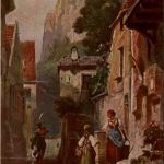 Künstlerkarte C. Spitzweg
