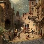 Künstlerkarte C. Spitzweg