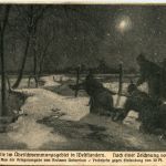 Schleichpartrouille im Überschwemmungsbebiet in Westflandern