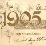 Jahreszahl 1905