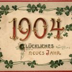Neujahr - Jahreszahl 1904