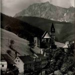 Eisenerz/Steiermark - Pfarrkirche mit Kaiserschild