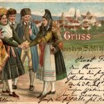 Gruss aus dem Schlitzer Land - Litho