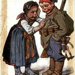 Trachten - Künstlerkarte
