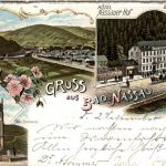 Gruss aus Bad Nassau - Litho
