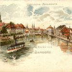 Gruss aus Bamberg - Litho