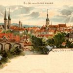 Gruss aus Bamberg - Litho