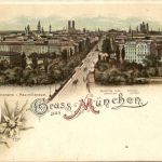 Gruss aus München - Litho