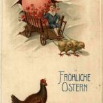 Ostern - Prägekarte