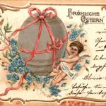 Ostern - Prägekarte - Engel