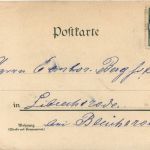Gruss aus Leipzig - Litho - Bismarck