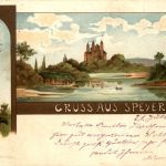 Gruss aus Speyer - Litho
