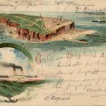 Gruss aus Helgoland - Litho