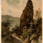 Karlsbad - Hirschensprung - Litho