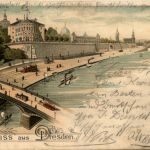 Gruss aus Dresden - Litho