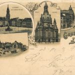 Gruss aus Dresden - Litho