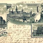 Gruss aus Dresden - Litho