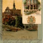 Gruss aus Dresden - Litho