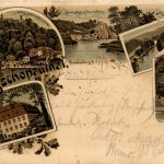 Gruss aus dem Zschopauthal - Litho - Schloss Lichtenwalde