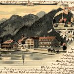 Gruss vom Walchensee - Litho - Gasthof zur Post