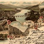 Gruss ausTölz - Litho