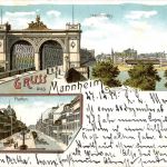 Gruss aus Mannheim - Litho