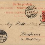 Gruss aus Zürich - Litho