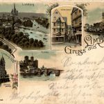 Gruss aus Limburg an der Lahn - Litho