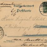 Neumünster - Gruss vom Forsthaus - Litho